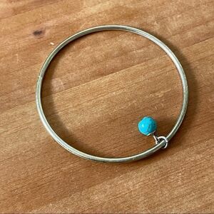 Turquoise dangle bangle 